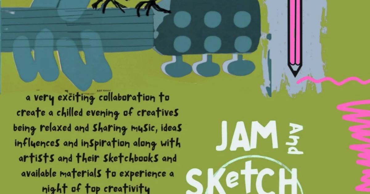 Jam and Sketch at the Two Crows - The Big Draw