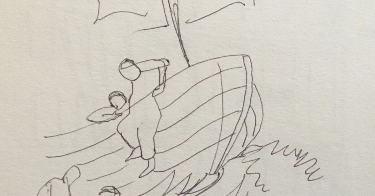 Refugee drawing workshop - The Big Draw