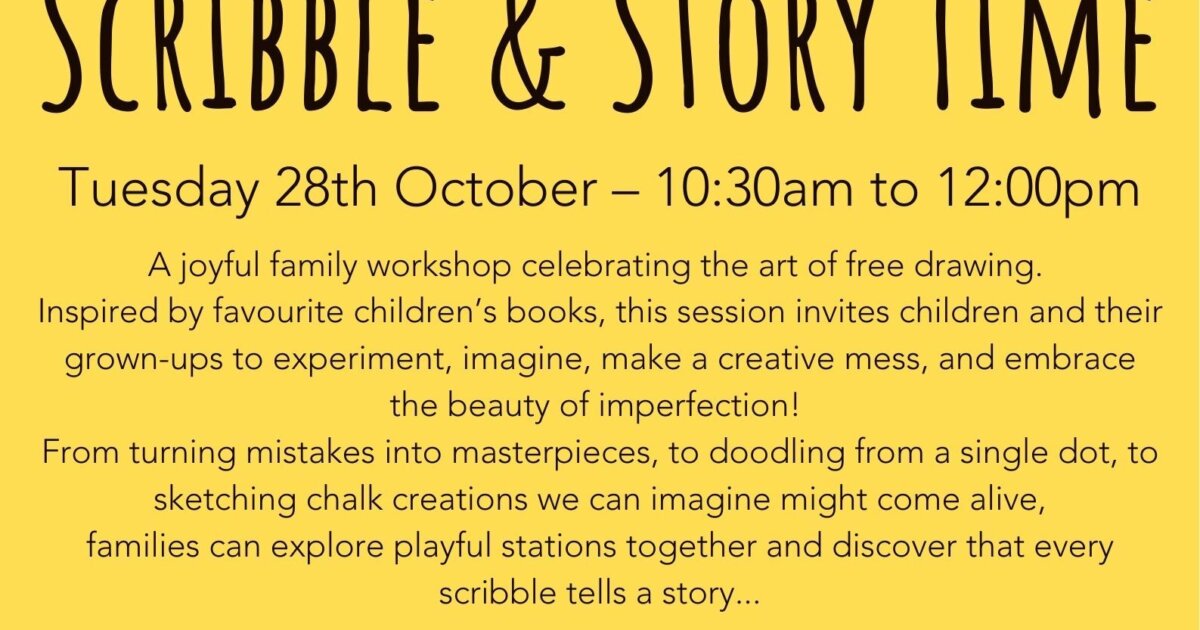 Time Scrible Scribble and Story Time - The Big Draw