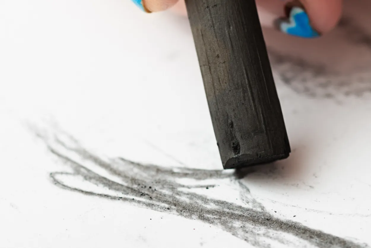 Close up of hand sketching