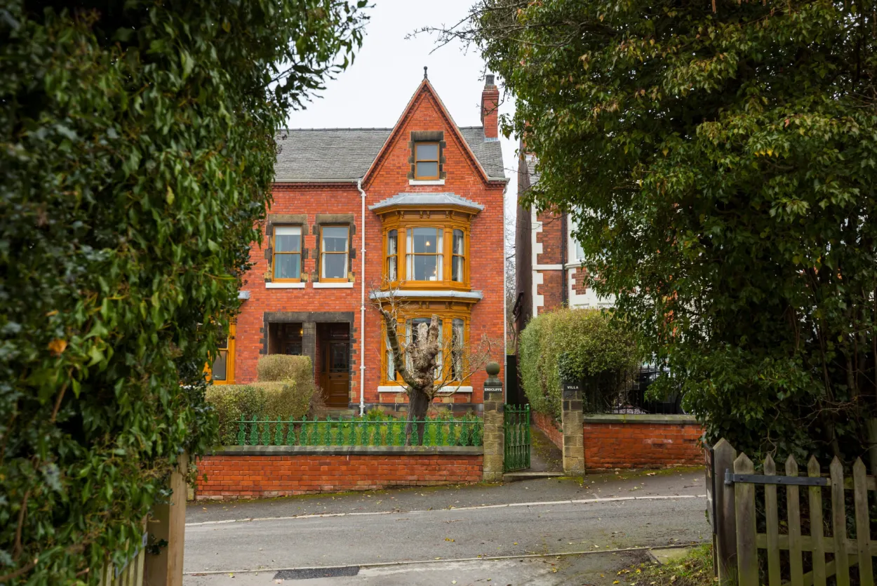 The front of Mr Straw's House