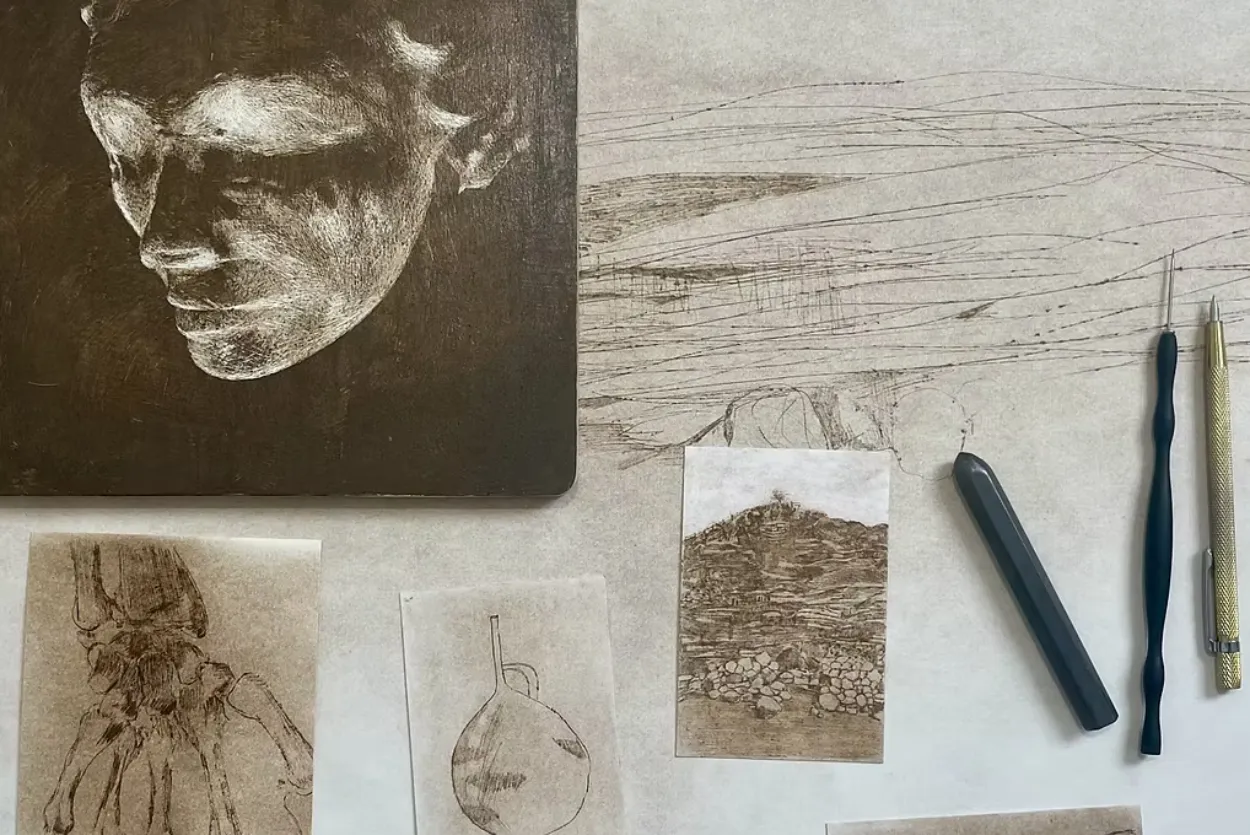 Drawing Through Etching