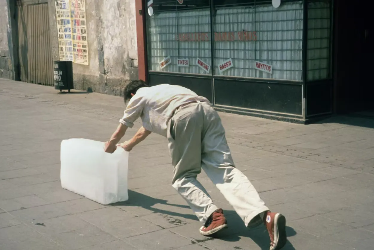 Image: Francis Alÿs – Paradox of Praxis I (Sometimes Making Something Leads to Nothing), Mexico City, 1997