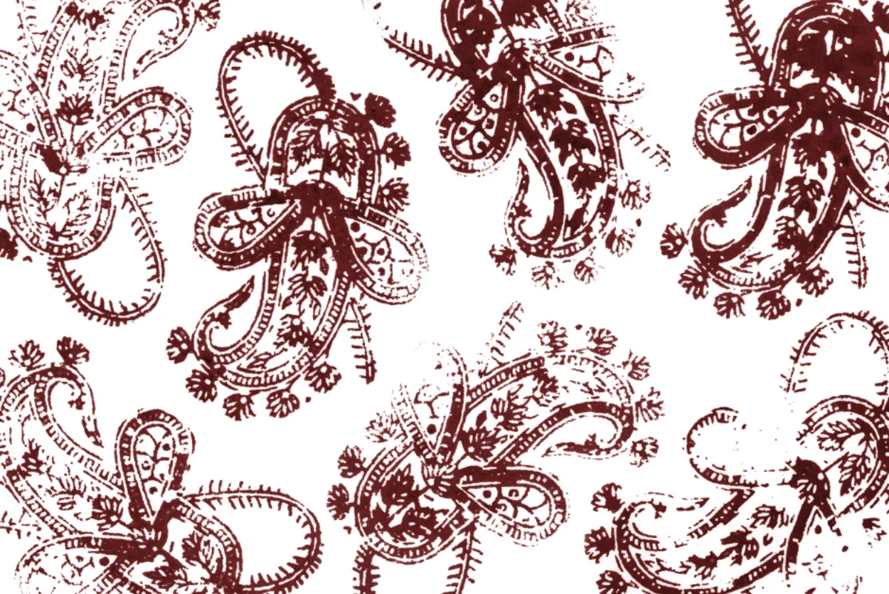 Image of woodblock pattern