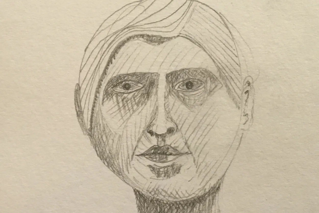 Head of a statue, Long Gallery, Nottingham Castle