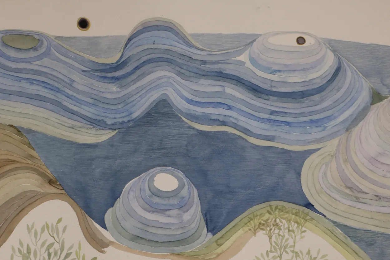 Examples of Flow Painting from previous workshops