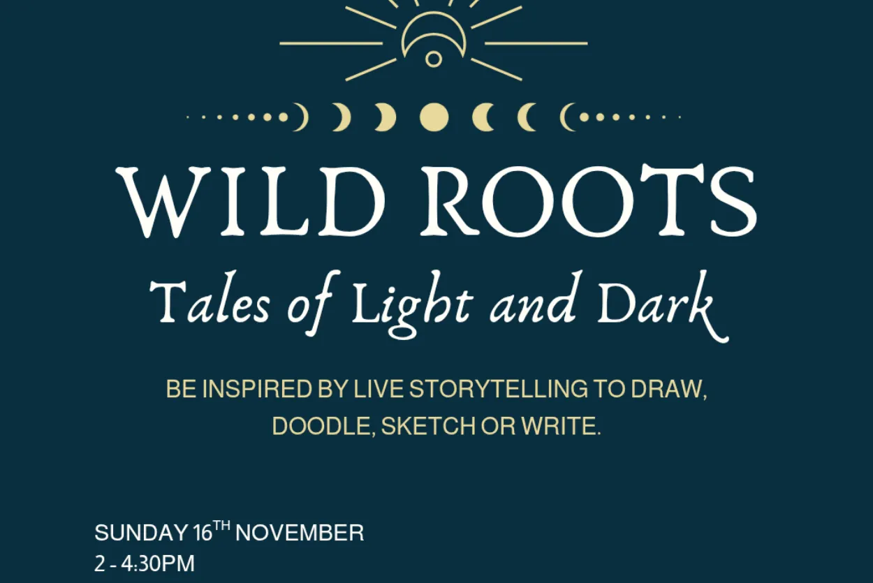 Text on a dark blue background with golden moon culycle and a light burst