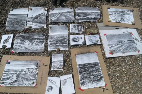 Whitstable Beach Draw