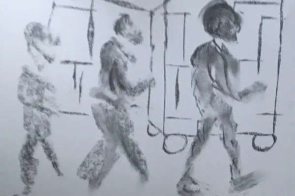 People walking