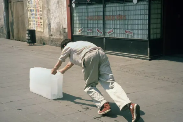 Image: Francis Alÿs – Paradox of Praxis I (Sometimes Making Something Leads to Nothing), Mexico City, 1997
