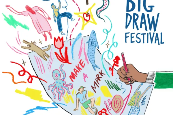 Big draw logo illustration