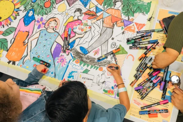 Workshop activity with young people